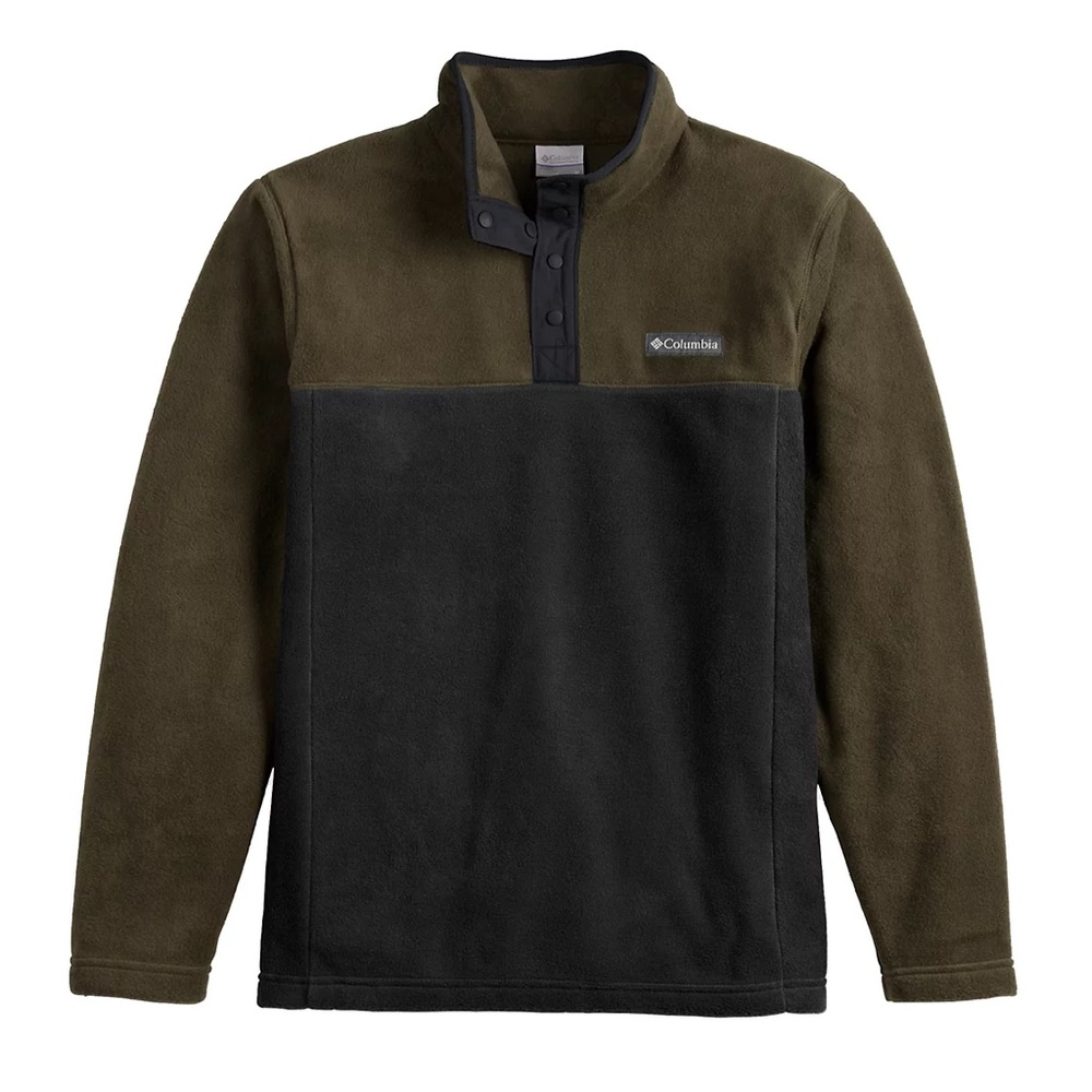 NWOT Columbia Fleece 2 Tone Quarter Button Men’s